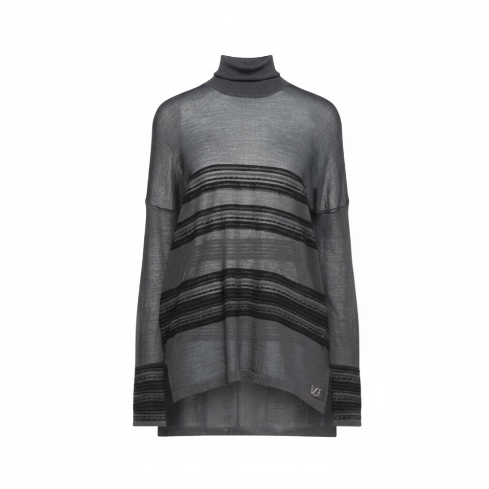 Versace Jeans Couture Turtleneck Sweater in Lead​​​